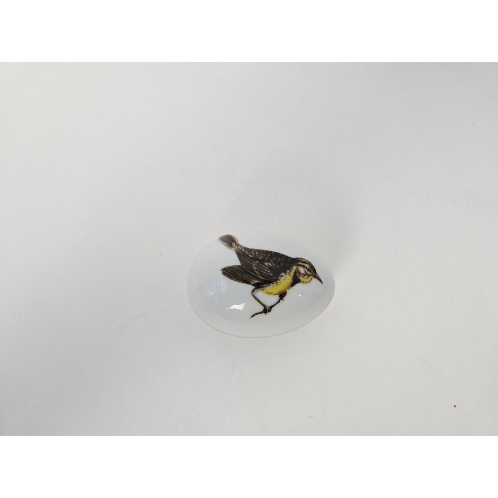 Vintage Limoges France trinket box porcelain bird egg